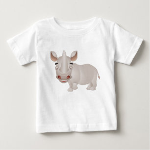 Camiseta Para Bebê Rinoceronte do bebê