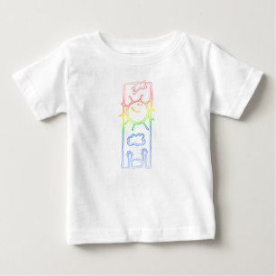 Camiseta Para Bebê Rise e Brilho