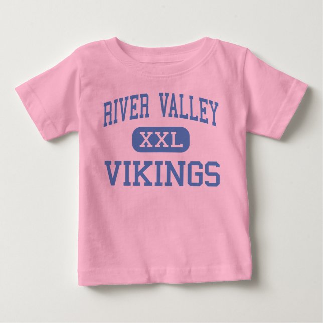 Camiseta Para Bebê River Valley - Vikings - Segundo grau - Marion Ohi (Frente)
