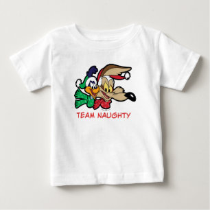 Camiseta Para Bebê ROAD RUNNER™ E Wile E. Coyote "Equipe travessa"