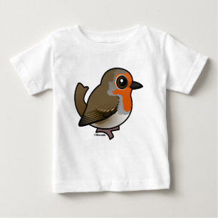 Camiseta Para Bebê Robin Europeu