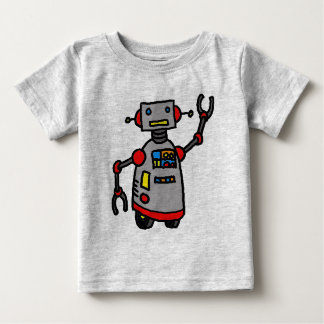 Camiseta Para Bebê robô