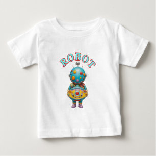 CAMISETA PARA BEBÊ ROBÔ