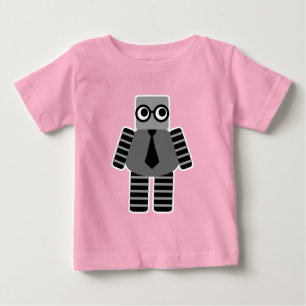 Camiseta Para Bebê Robô inteligente