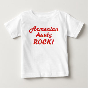 Camiseta Para Bebê Rocha arménia das tias