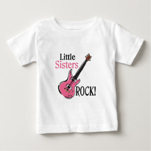 Camiseta Para Bebê Rocha das irmãs mais nova