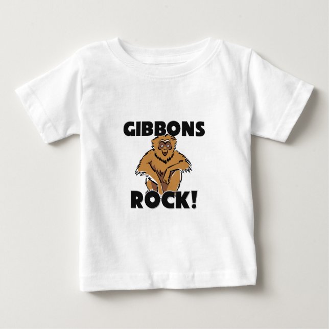 Camiseta Para Bebê Rocha de Gibbons (Frente)