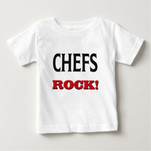 Camiseta Para Bebê Rocha dos cozinheiros chefe