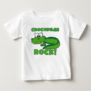 Camiseta Para Bebê Rocha dos crocodilos