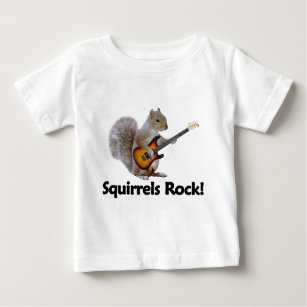 Camiseta Para Bebê Rocha dos esquilos!
