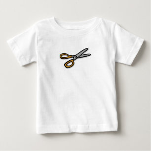 Camiseta Para Bebê Rocha, papel, TESOURAS!