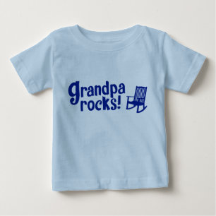 Camiseta Para Bebê Rochas do vovô