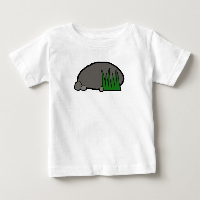 Camiseta Para Bebê ROCK, Papel, Tesoura! (Frente)