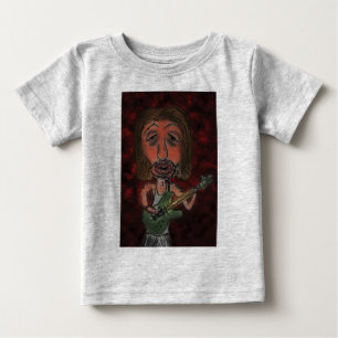 Camiseta Para Bebê Rocker II esquecido