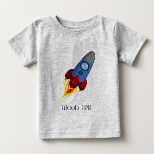 Camiseta Para Bebê Rocket/rocha ele TShirt (infantil)