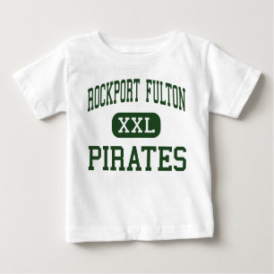 Camiseta Para Bebê Rockport Fulton - piratas - alto - Rockport Texas