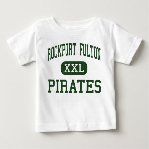 Camiseta Para Bebê Rockport Fulton - piratas - alto - Rockport Texas