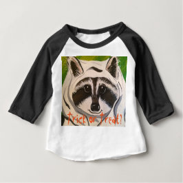 Camiseta Para Bebê "Rocky" diz "Trick ou Treat"!