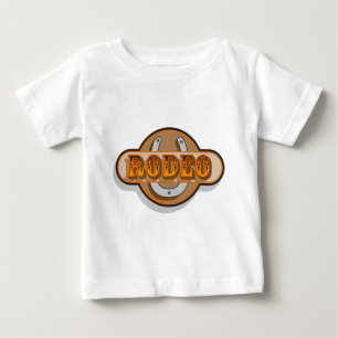 Camiseta Para Bebê Rodeo Horsfere
