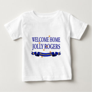 Camiseta Para Bebê Rogers alegre Home bem-vindo