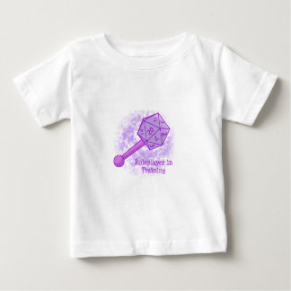 Camiseta Para Bebê Roleplayer no roxo de formação