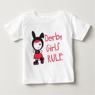 Camiseta Para Bebê Roller Derby - Regra Derby Girls
