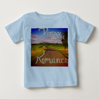 Camiseta Para Bebê Romance de safra
