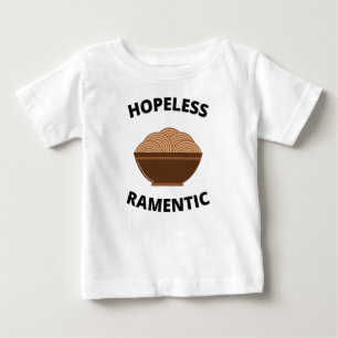 Camiseta Para Bebê Romântico Sem Esperança