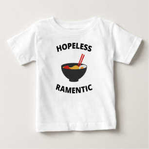 Camiseta Para Bebê Romântico Sem Esperança