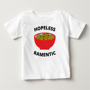 Camiseta Para Bebê Romântico Sem Esperança  