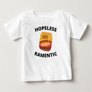Camiseta Para Bebê Romântico Sem Esperança