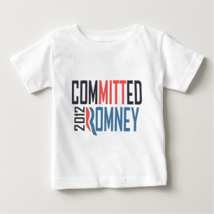 Camiseta Para Bebê Romney Comprometido
