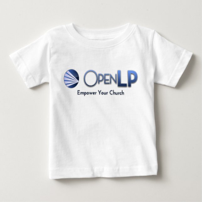 Camiseta Para Bebê Romper do bebê OpenLP (Frente)