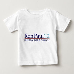 Camiseta Para Bebê Ron Paul 2012