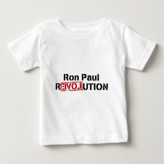 Camiseta Para Bebê ron-Paul-revolução