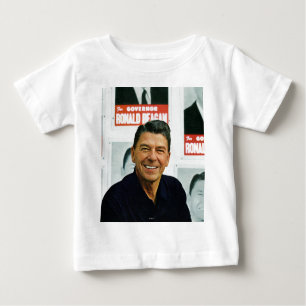 Camiseta Para Bebê Ronald Reagan