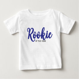 Camiseta Para Bebê Rookie of the Year 1st Bday Baseball