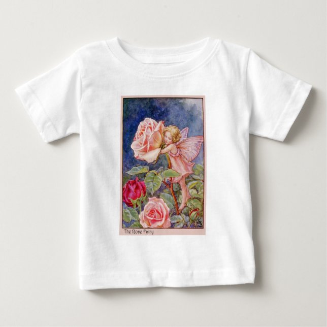 Camiseta Para Bebê Rosa (Frente)