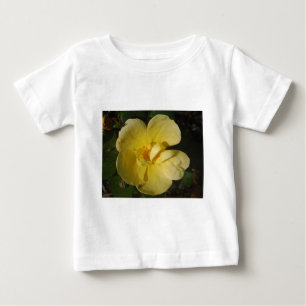 Camiseta Para Bebê Rosa Amarela Selvagem