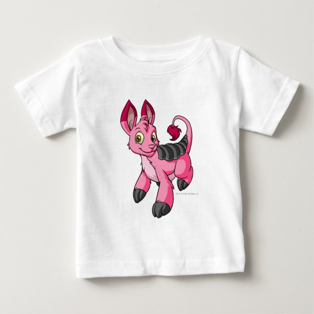 Camiseta Para Bebê Rosa de Bori (Frente)