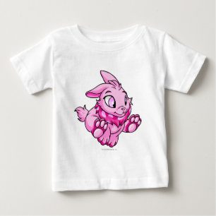 Camiseta Para Bebê Rosa de Cybunny