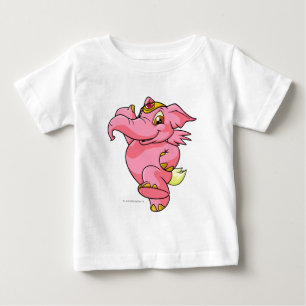 Camiseta Para Bebê Rosa de Elephante