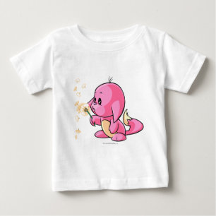 Camiseta Para Bebê Rosa de Kacheek
