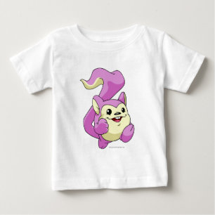 Camiseta Para Bebê Rosa de Meerca