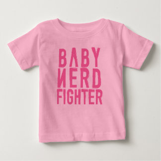 Camiseta Para Bebê Rosa de Nerdfighter do bebê