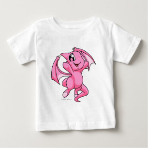 Camiseta Para Bebê Rosa de Shoyru