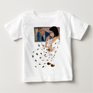 Camiseta Para Bebê Rosa do Ouro