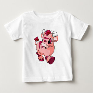 Camiseta Para Bebê Rosa dos Kau