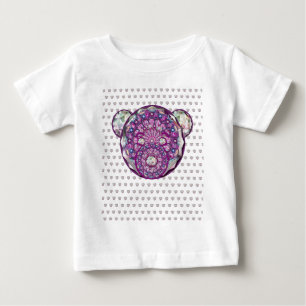 Camiseta Para Bebê Rosace azul ou vermelho para bebê&criança