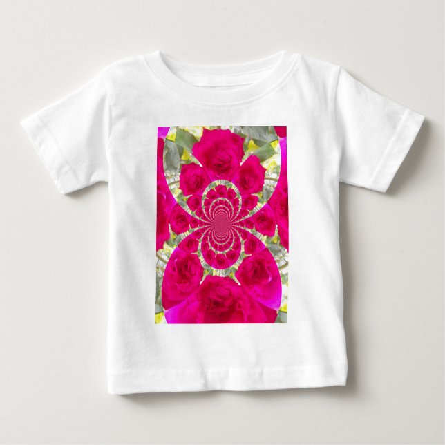 Camiseta Para Bebê Rosas vermelhas lindas.jpg (Frente)